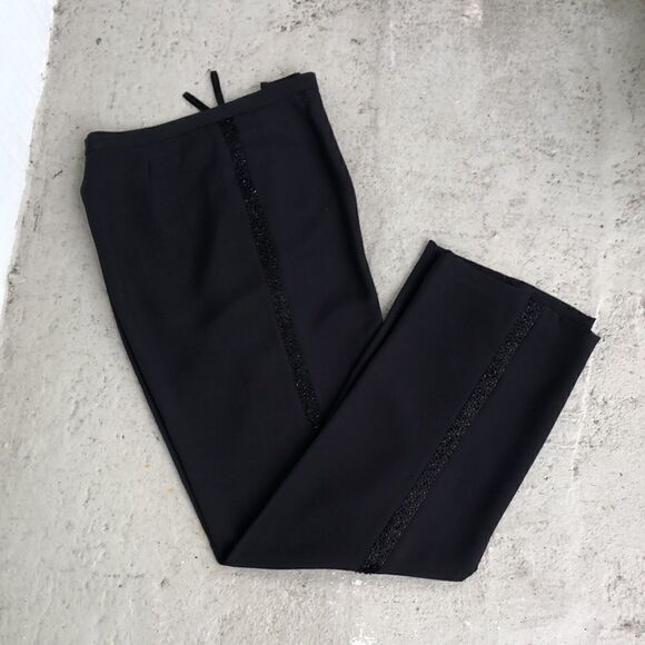 Bloomingdale’s, silk pants with beading - Picture 2 of 8